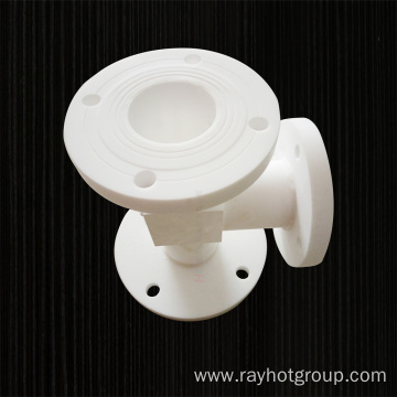 Customized complex shaped PTFE fittings